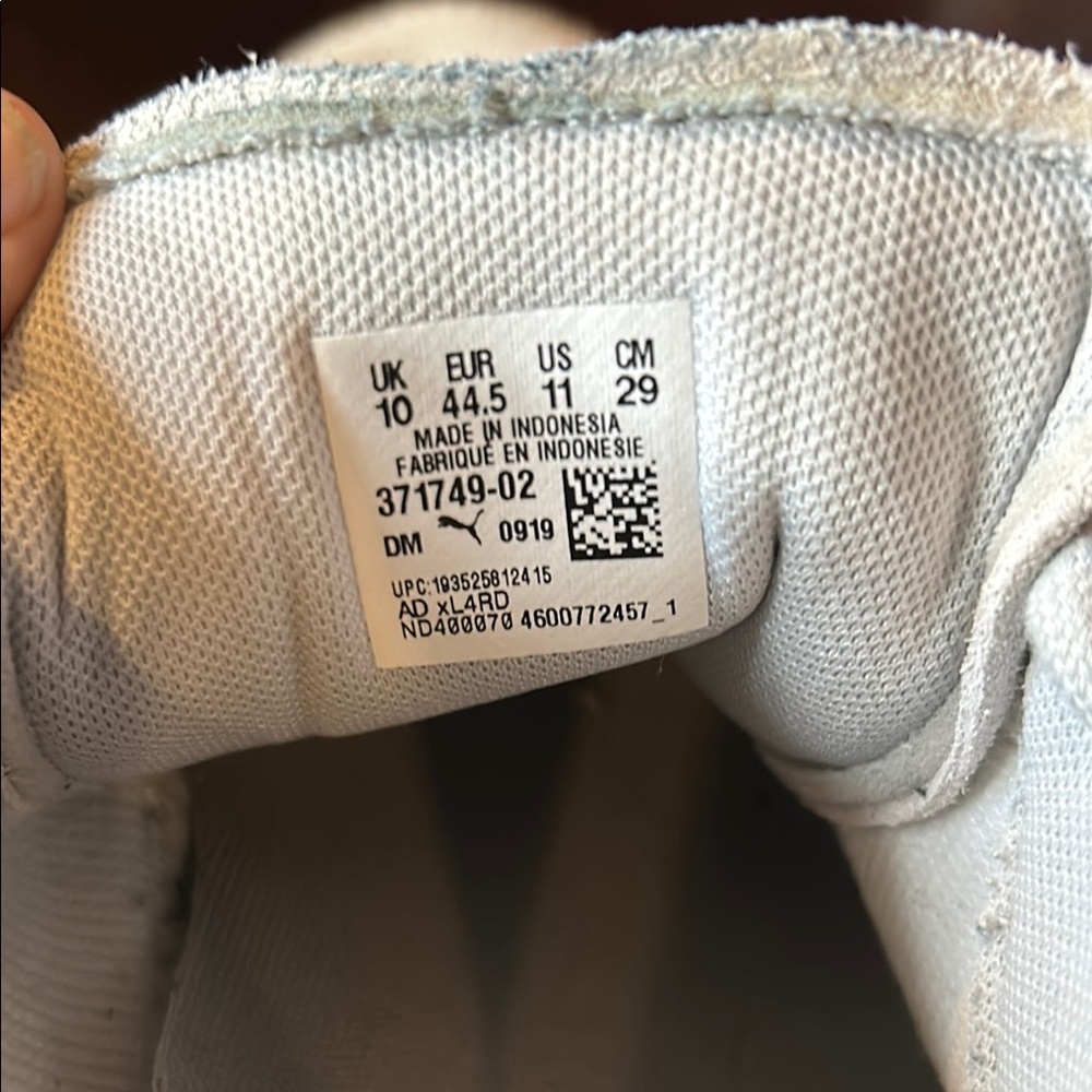 PUMA Suede Trim DLX Trainers Sneakers Sz 11 - Picture 4 of 8